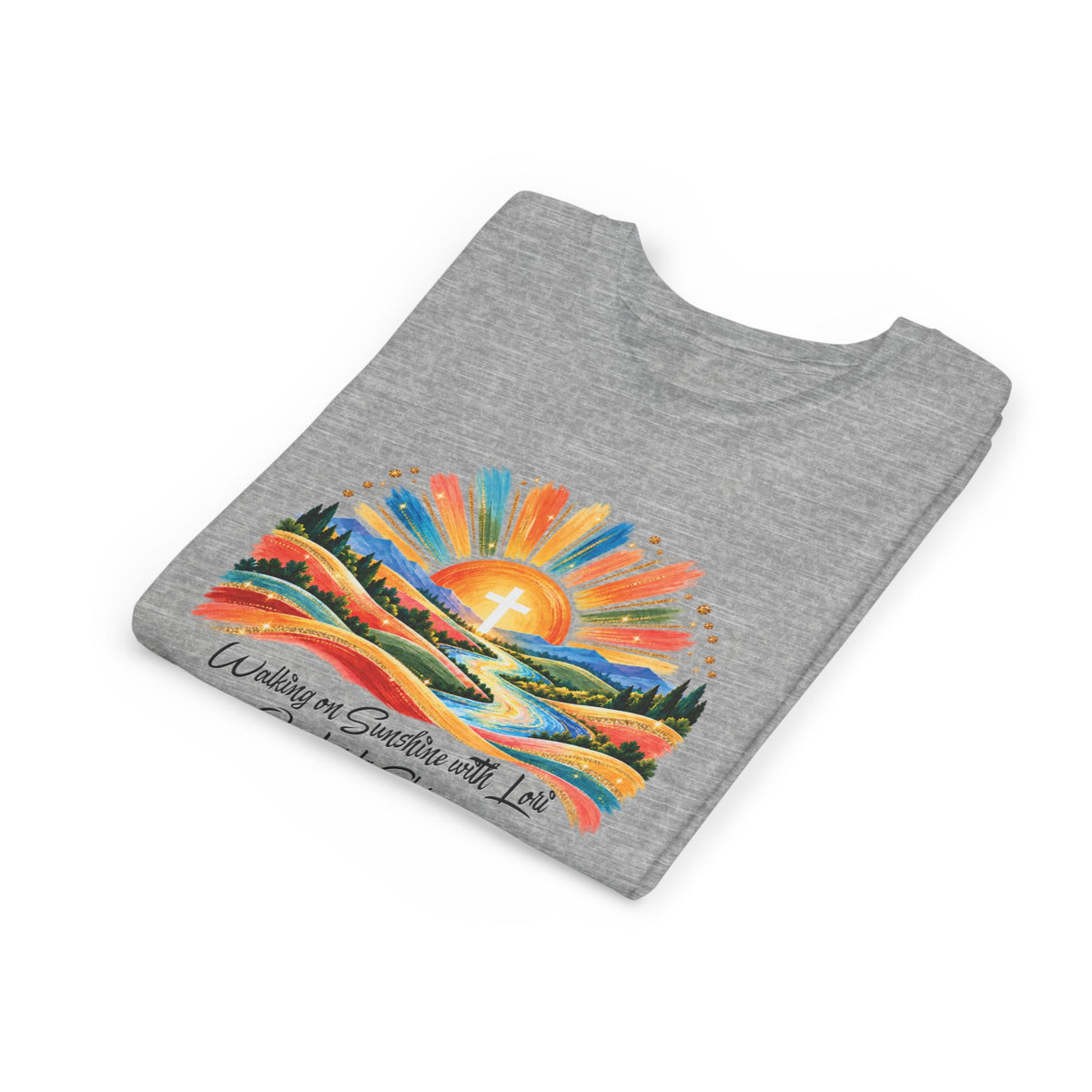 Youth Short Sleeve Tee – Walking On Sunshine with Lords Glory Design