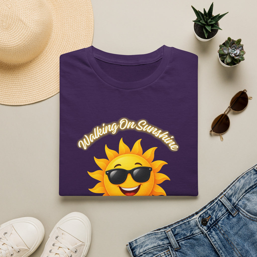 Sunshine Smiles T-Shirt — Sunglasses Sun with Psalm 118:24 Inspirational Tee
