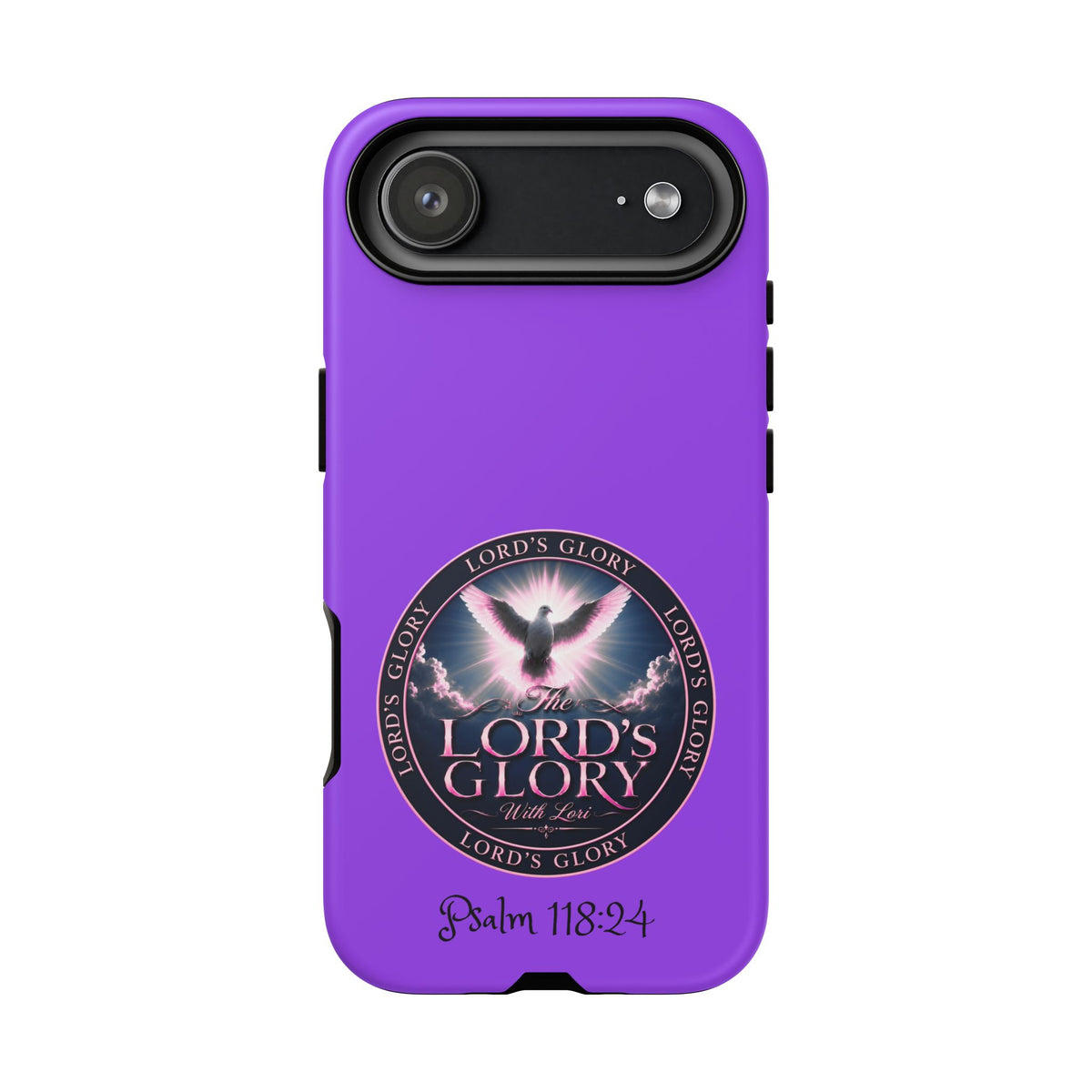 Christian Phone Case – "Lord's Glory with Lori" Dove Design Tough Case (Protective Phone Cover)