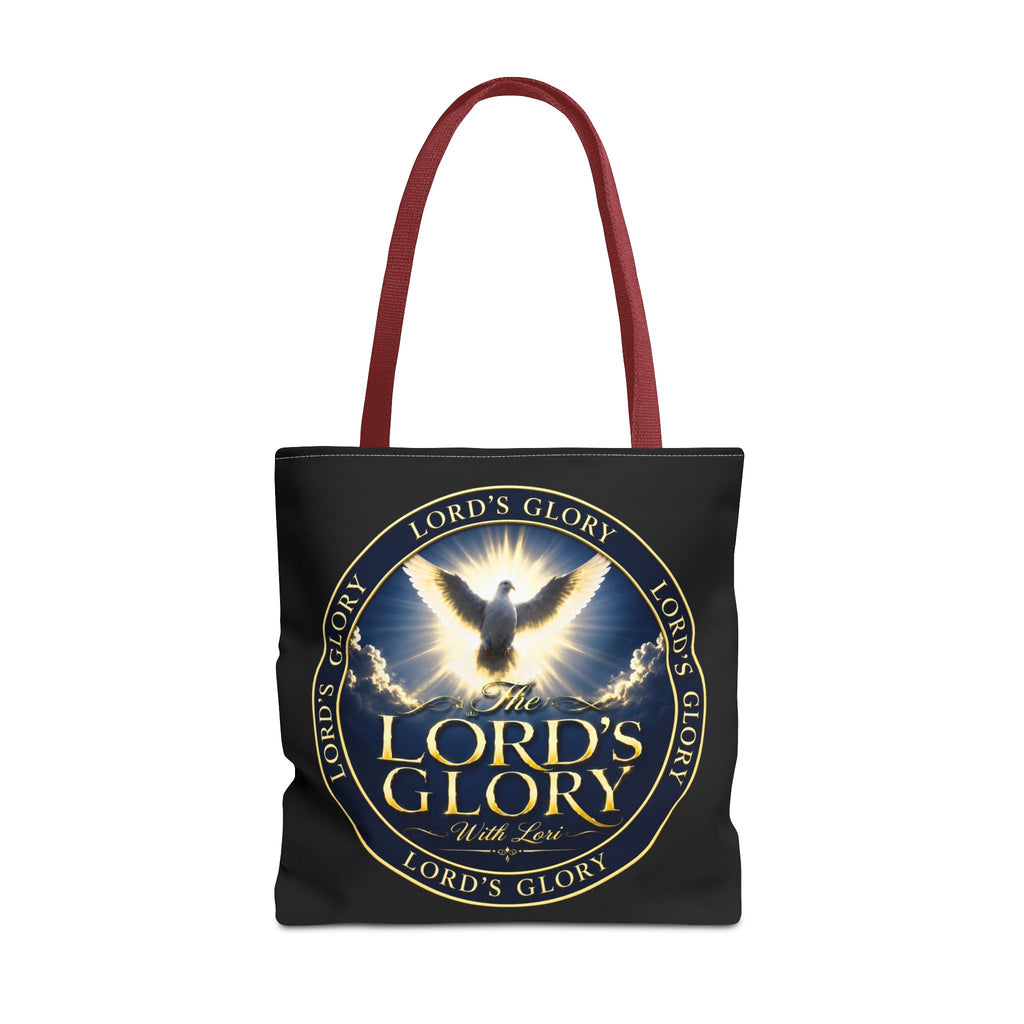 Tote Bag — "The Lord's Glory with Lori" Christian Dove Tote (Faith-Inspired Church Bag)