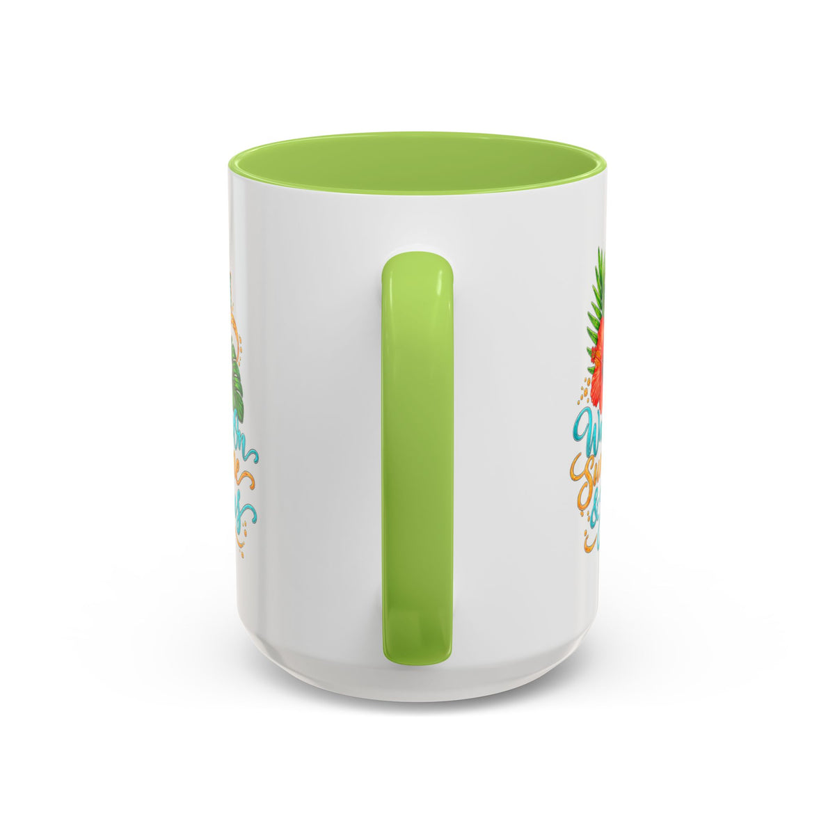 Walking on Sunshine & Jesus Coffee Mug – Floral Cross Accent Mug