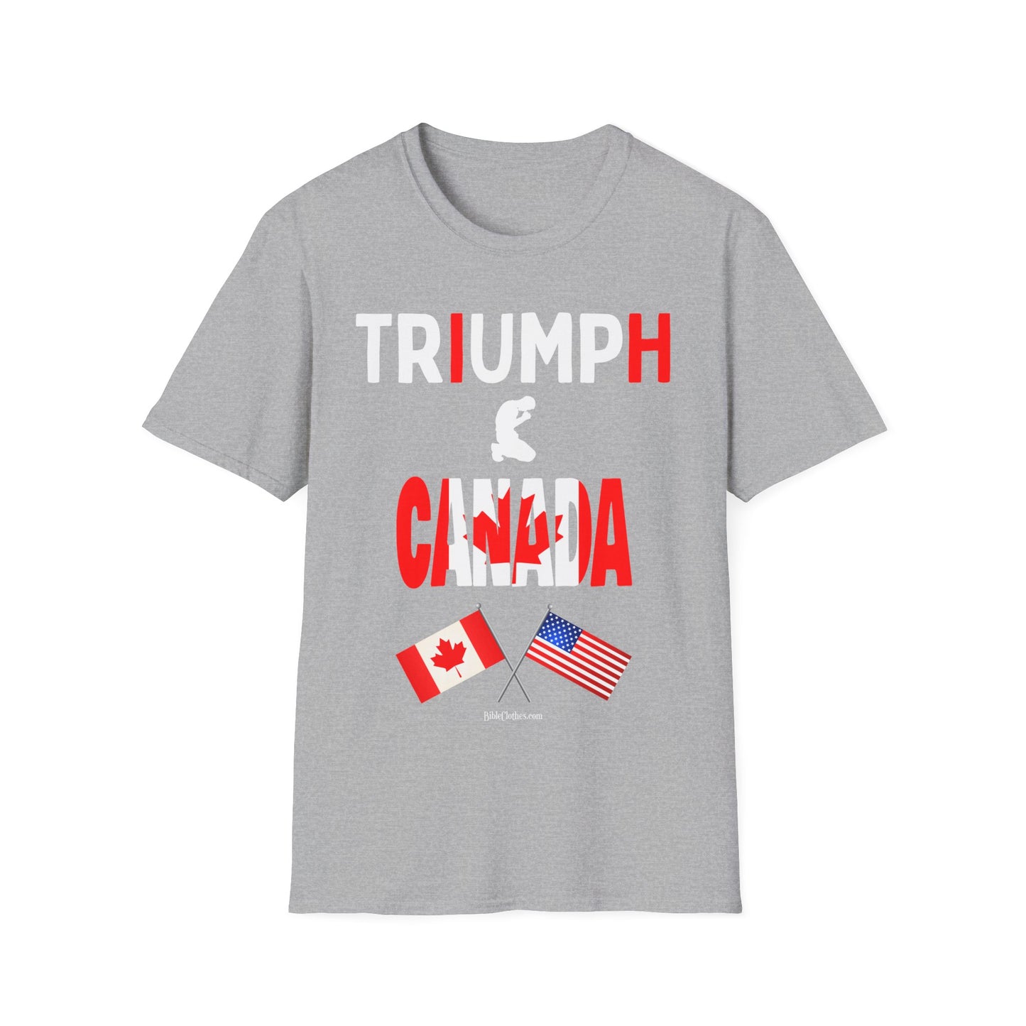 TRIUMPH Prophecy - Prophet Barry Wunsch / Canada / Unisex Softstyle T-Shirt #Trump #BarryWunsch