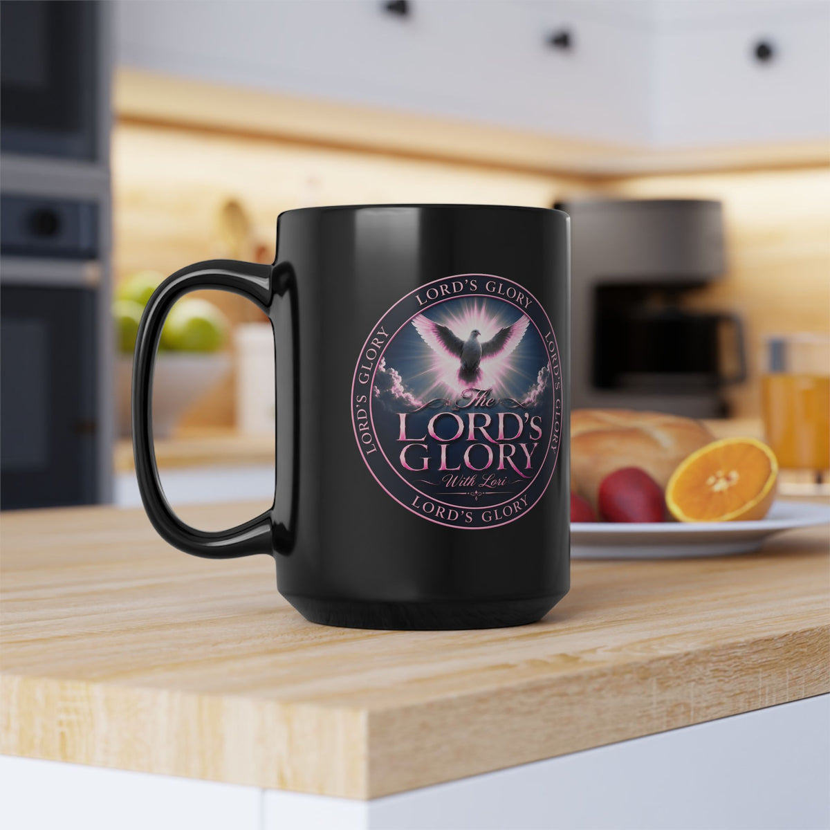 Lord's Glory with Lori Ceramic Mug — Inspirational Dove Design (11oz & 15oz)