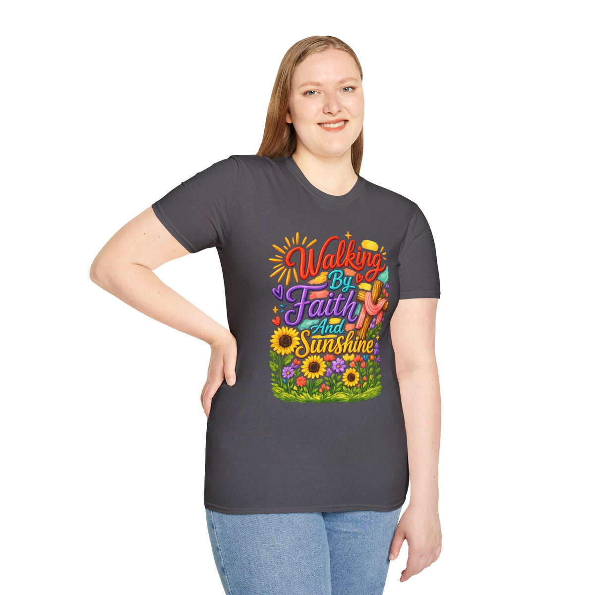 Walking By Faith and Sunshine T-Shirt