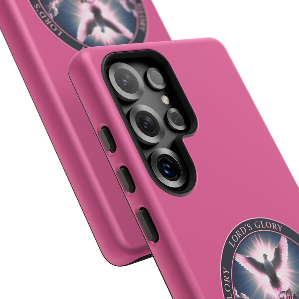 Christian Phone Case – "Lord's Glory with Lori" Dove Design Tough Case (Protective Phone Cover)