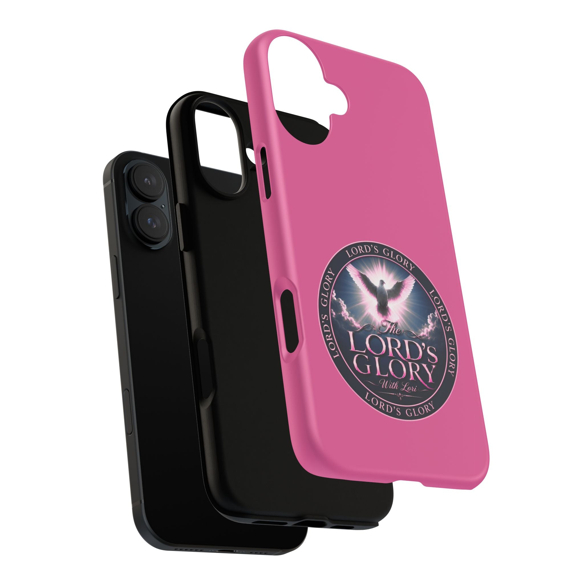Christian Phone Case – "Lord's Glory with Lori" Dove Design Tough Case (Protective Phone Cover)