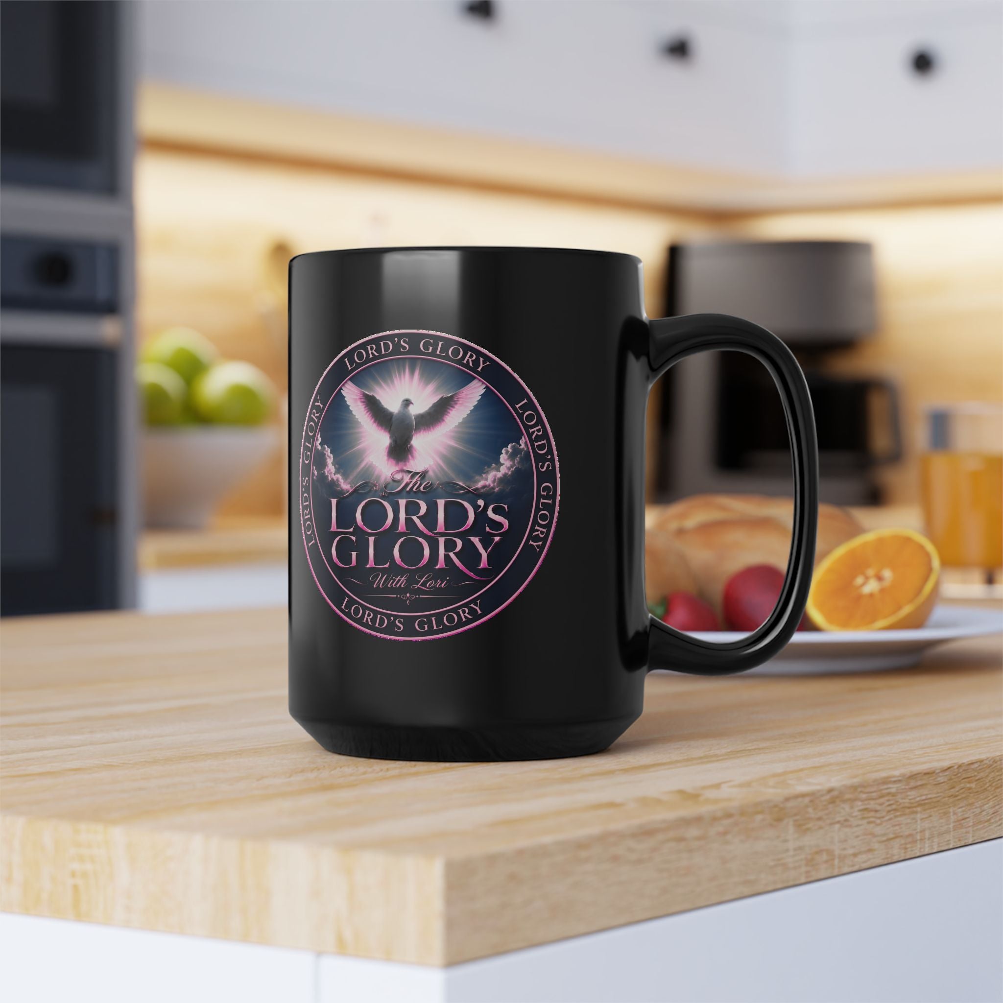 Lord's Glory with Lori Ceramic Mug — Inspirational Dove Design (11oz & 15oz)