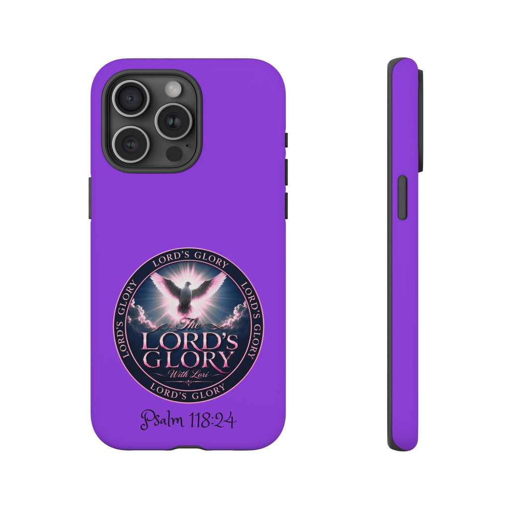 Christian Phone Case – "Lord's Glory with Lori" Dove Design Tough Case (Protective Phone Cover)