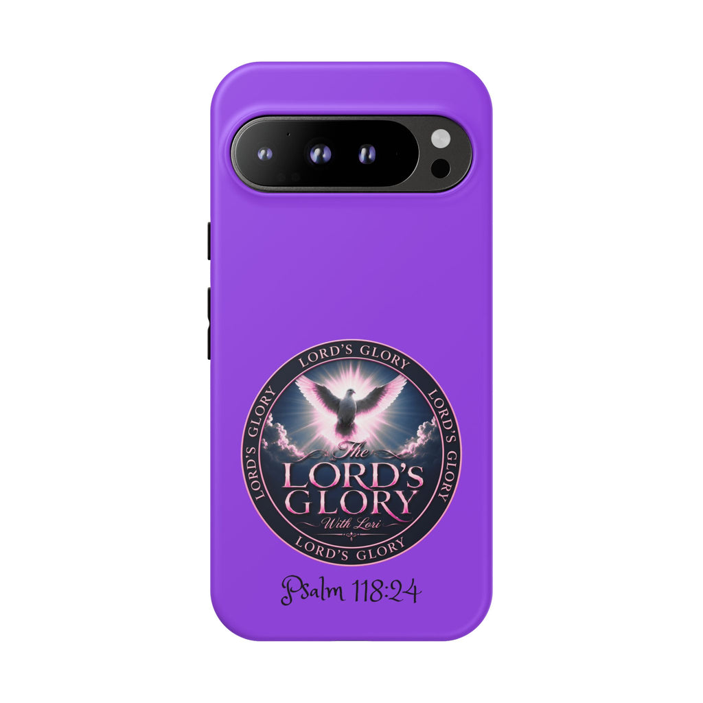 Christian Phone Case – "Lord's Glory with Lori" Dove Design Tough Case (Protective Phone Cover)