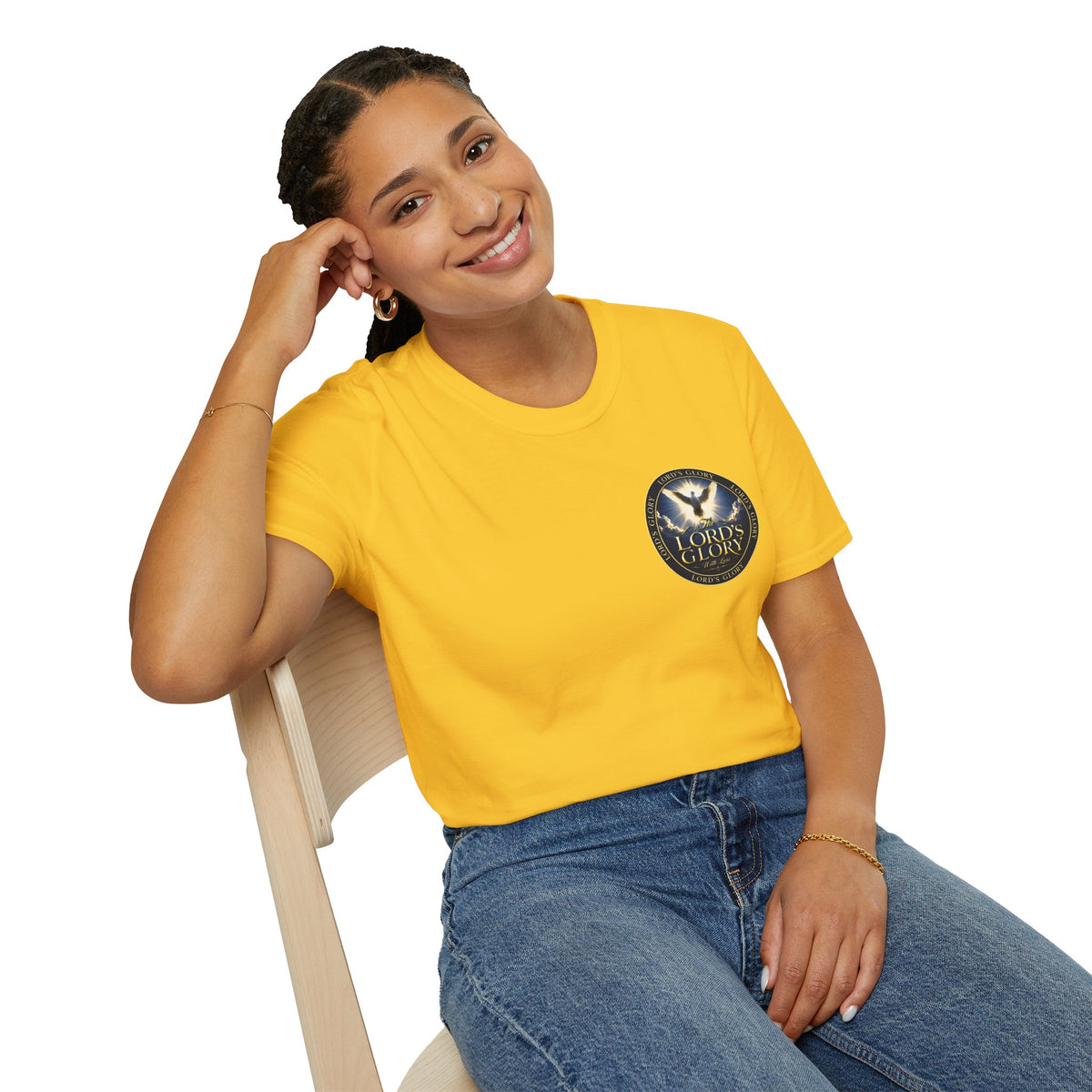 Lord's Glory with Lori Dove T‑Shirt — Christian Faith Logo Tee