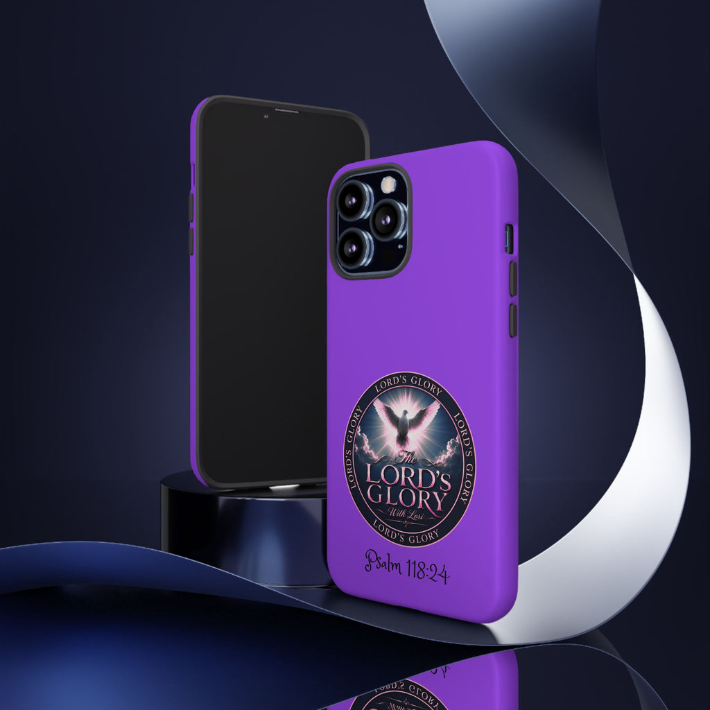 Christian Phone Case – "Lord's Glory with Lori" Dove Design Tough Case (Protective Phone Cover)