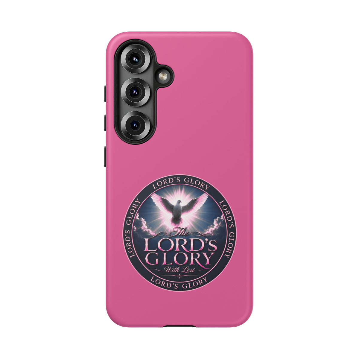 Christian Phone Case – "Lord's Glory with Lori" Dove Design Tough Case (Protective Phone Cover)