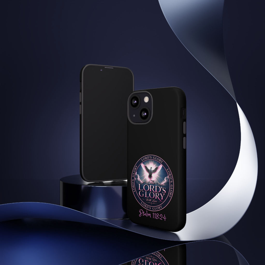 Christian Phone Case – "Lord's Glory with Lori" Dove Design Tough Case (Protective Phone Cover)