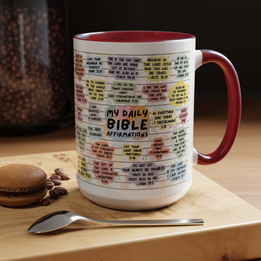 My Daily Bible Affirmations Coffee Mug 15oz/11oz