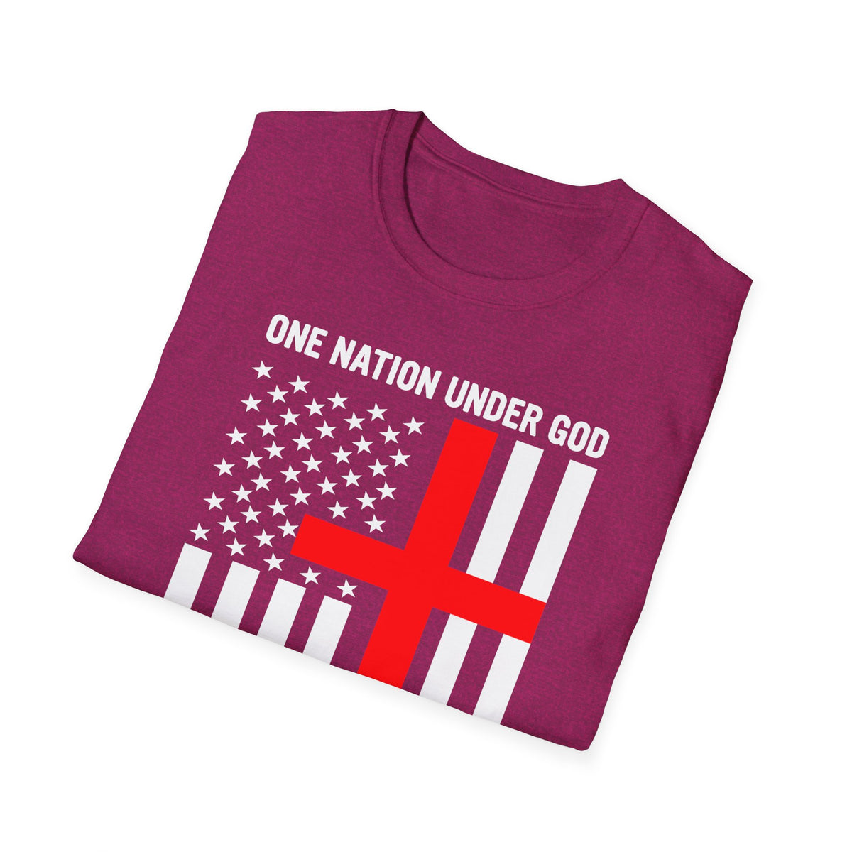 One Nation Under GOD - Mens Womans Softstyle T-Shirt
