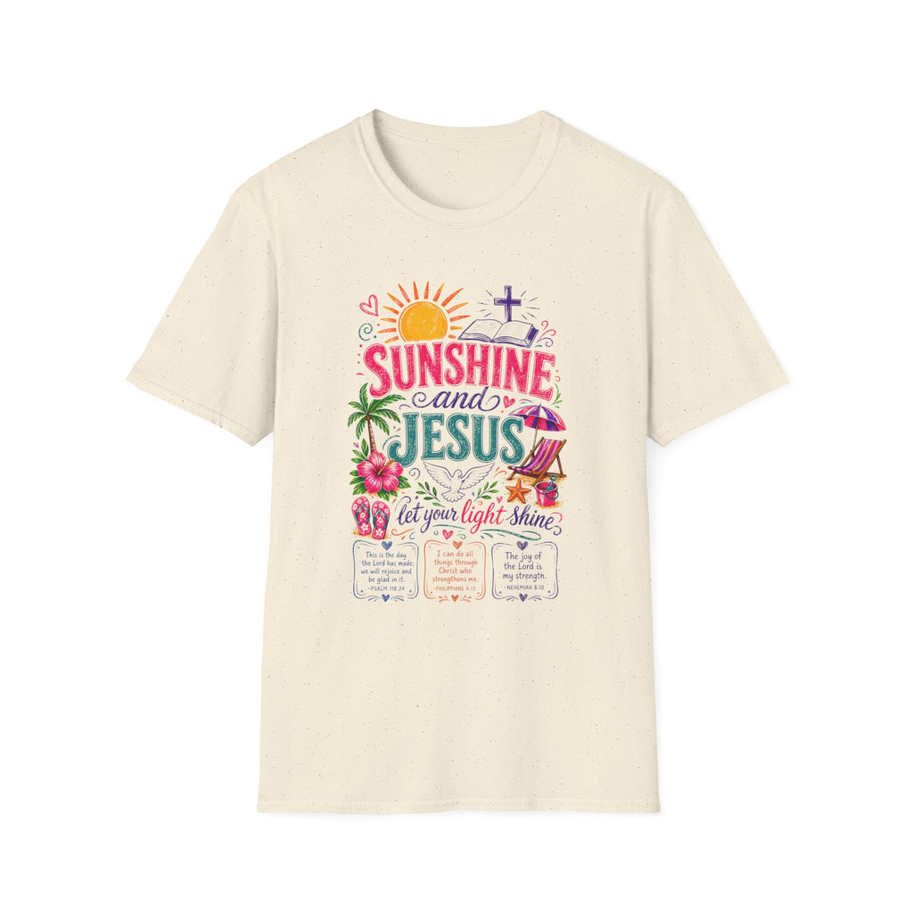 Sunshine and Jesus Christian Faith T-Shirt