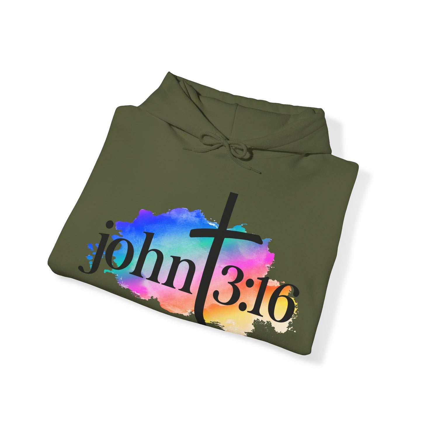 JOHN 3:16 - Unisex Heavy Blend Hooded Sweatshirt