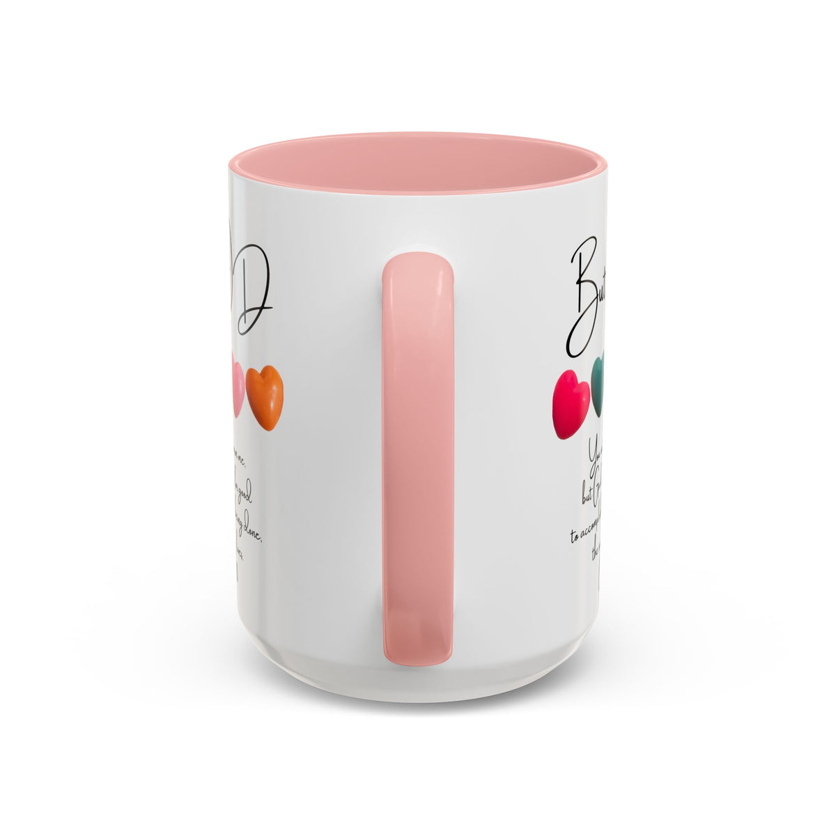 But God Scripture Coffee Mug — Genesis 50:20 Inspirational Heart Accent Mug (11/15oz)