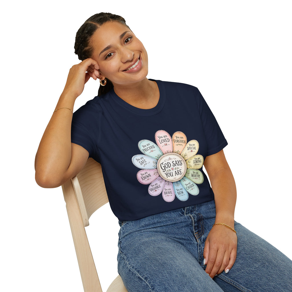 God Says You Are Loved Inspirational Christian T-Shirt