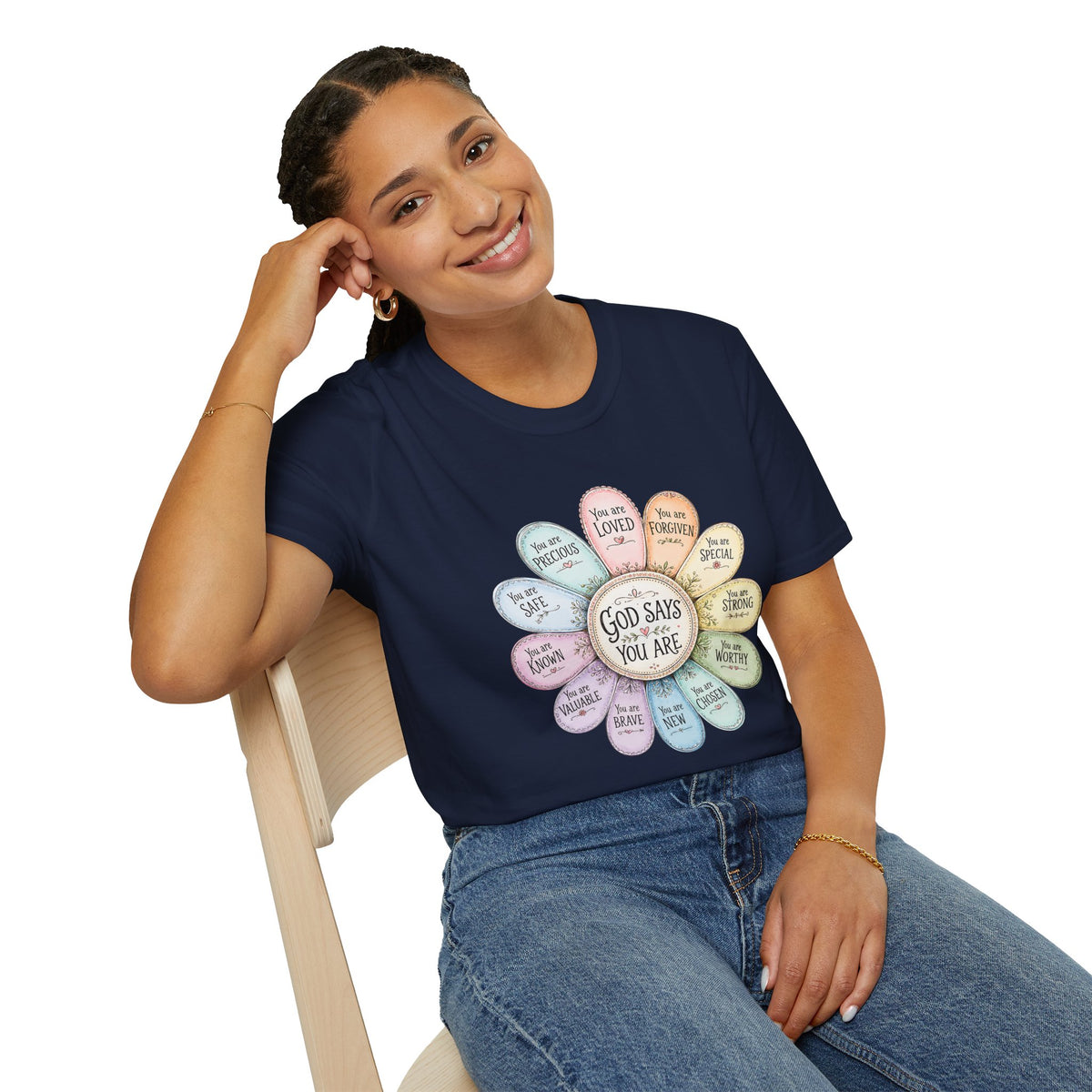 God Says You Are Loved Inspirational Christian T-Shirt