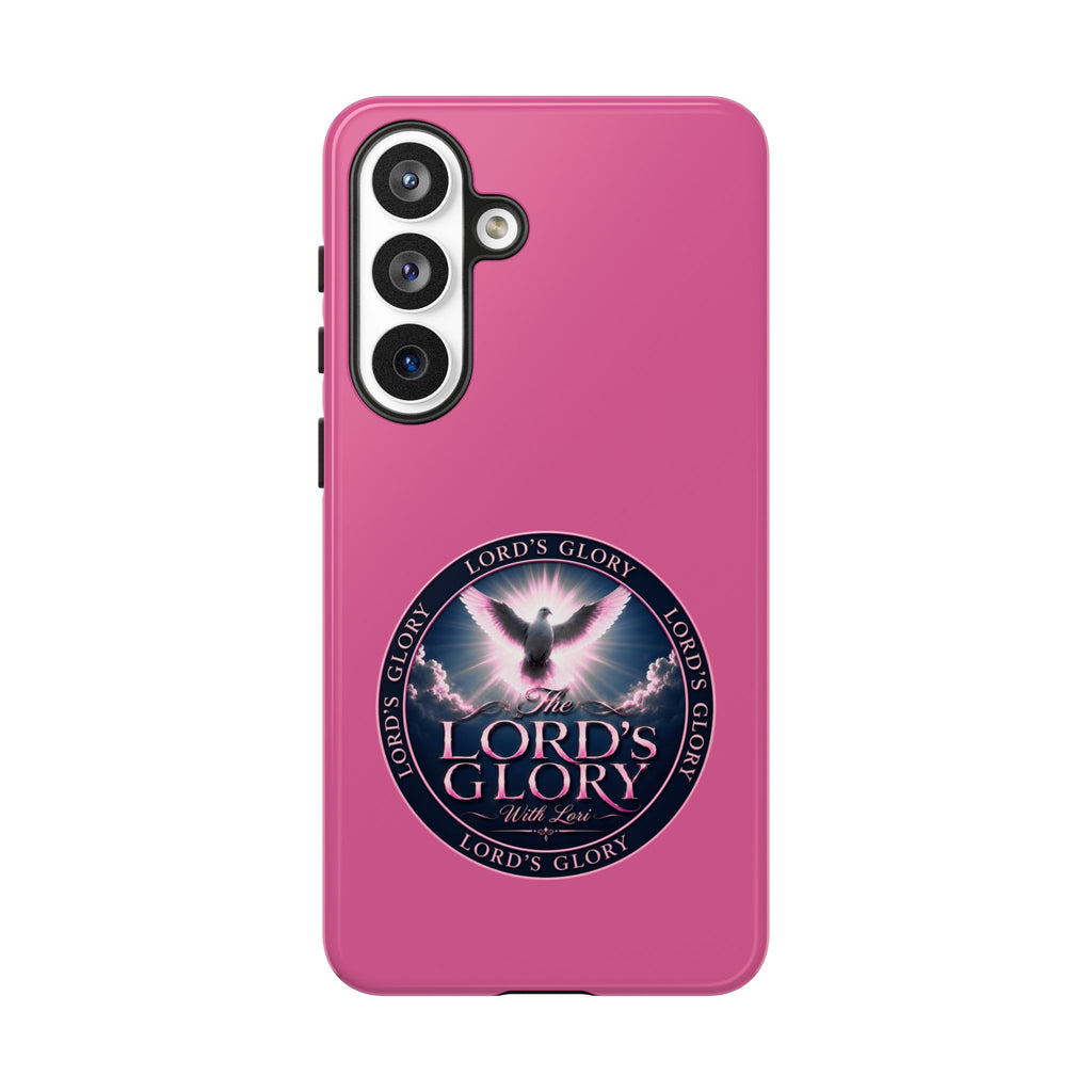 Christian Phone Case – "Lord's Glory with Lori" Dove Design Tough Case (Protective Phone Cover)