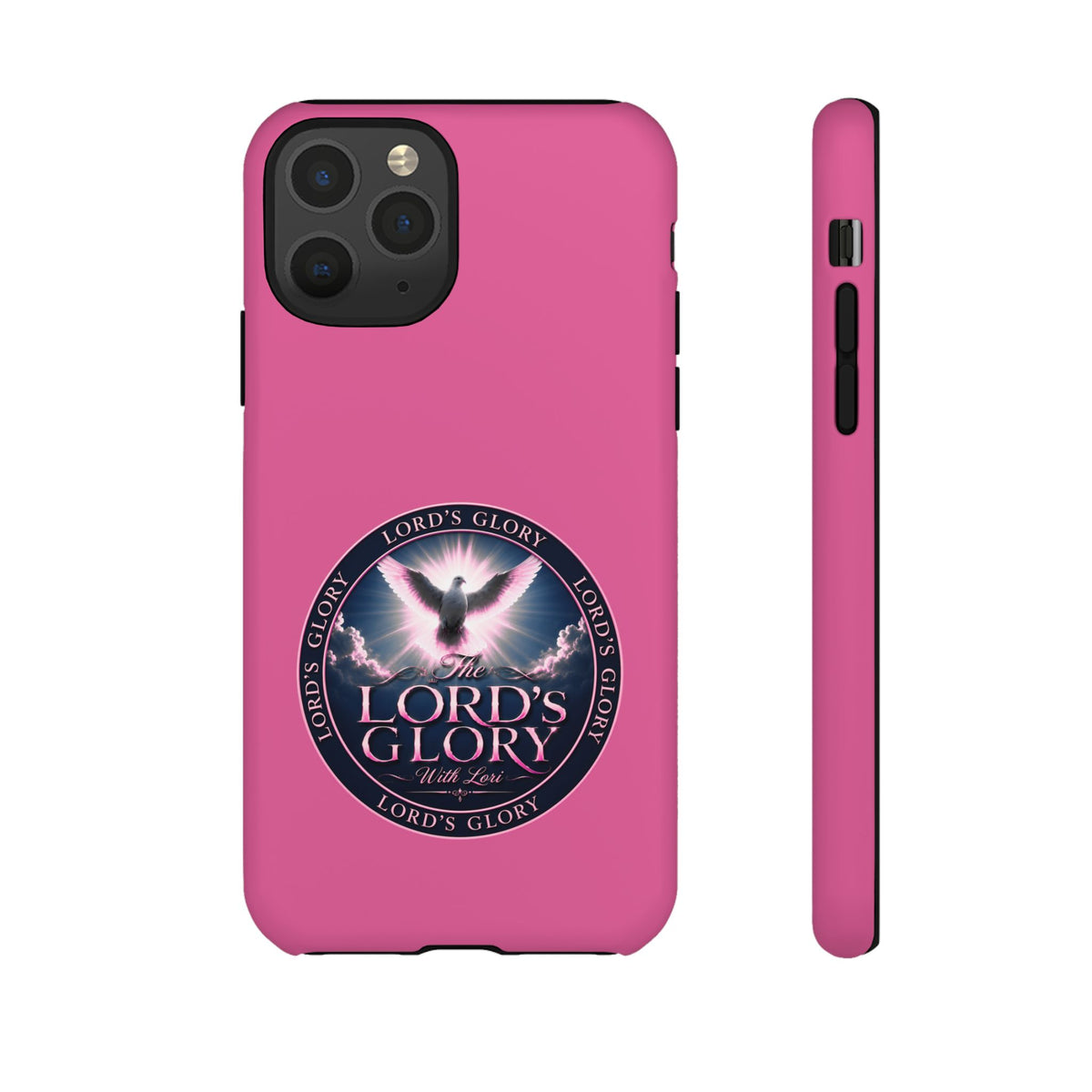 Christian Phone Case – "Lord's Glory with Lori" Dove Design Tough Case (Protective Phone Cover)