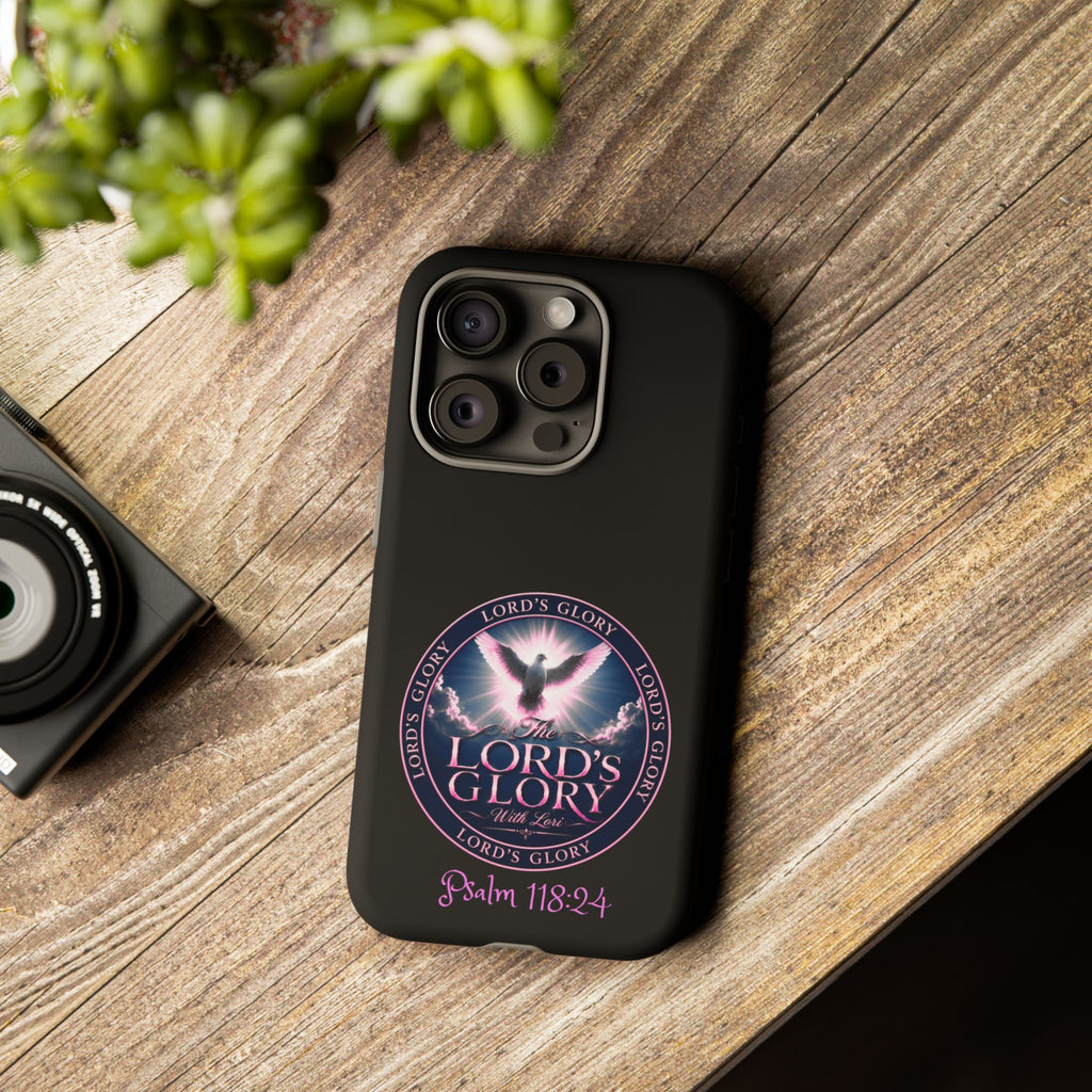 Christian Phone Case – "Lord's Glory with Lori" Dove Design Tough Case (Protective Phone Cover)