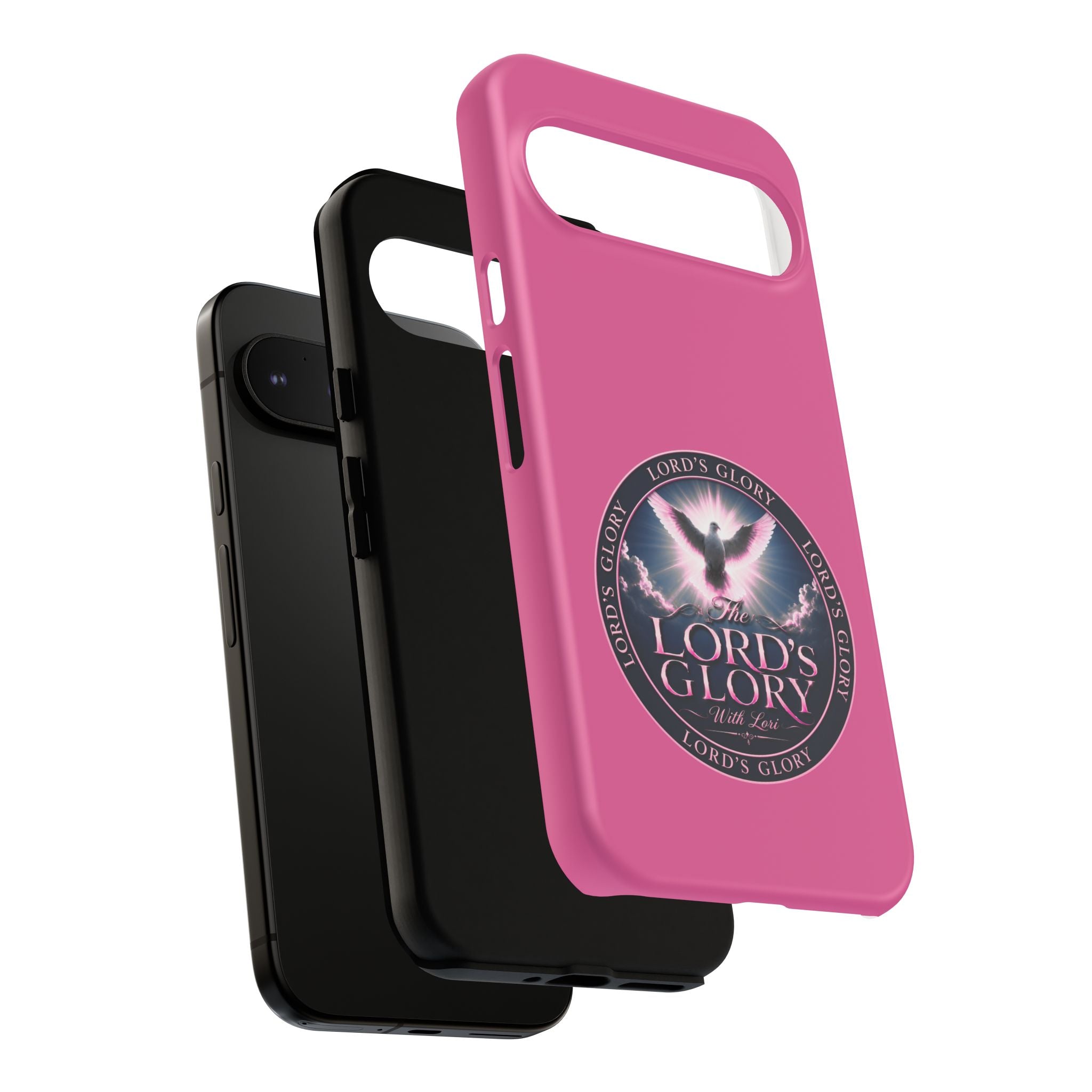 Christian Phone Case – "Lord's Glory with Lori" Dove Design Tough Case (Protective Phone Cover)
