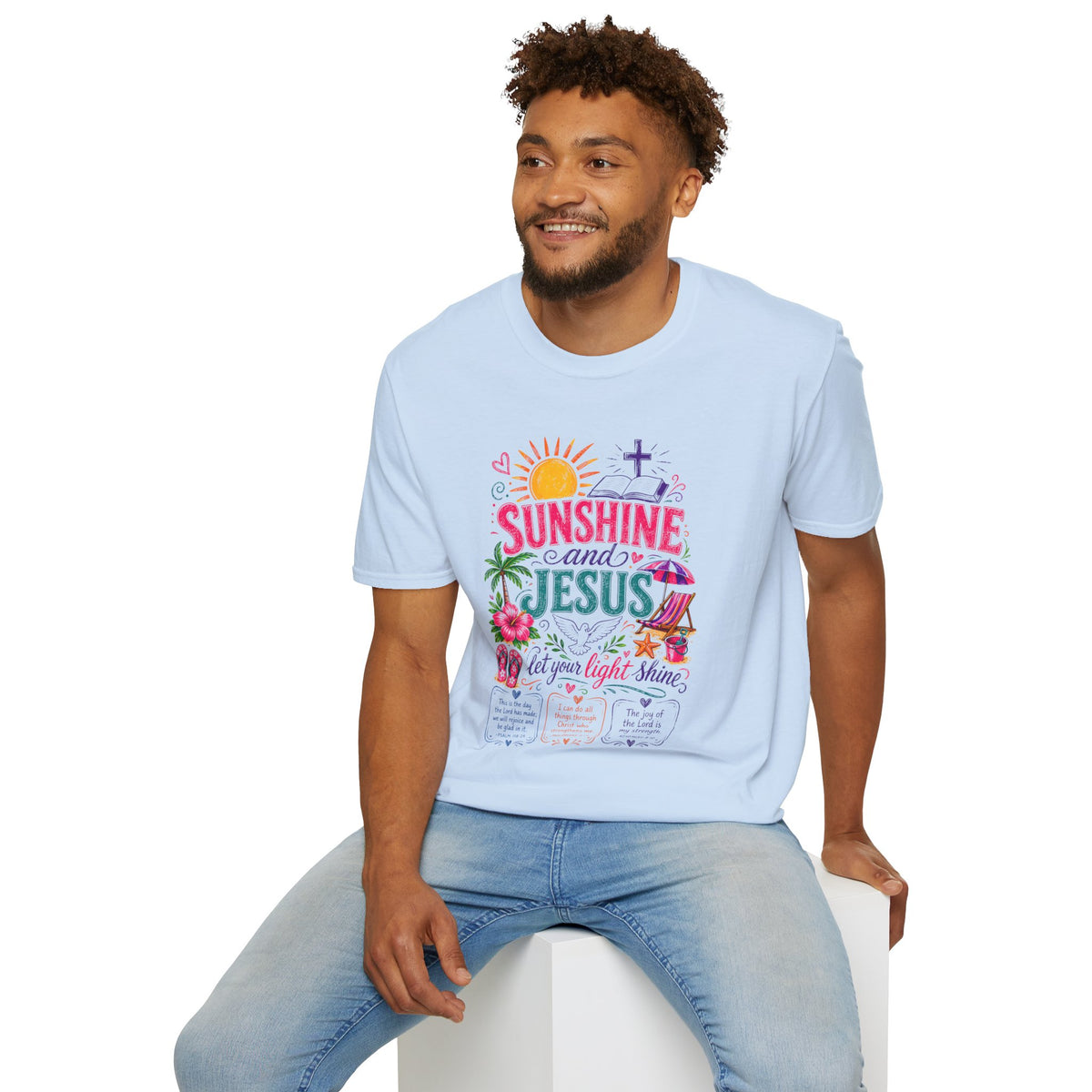 Sunshine and Jesus Christian Faith T-Shirt
