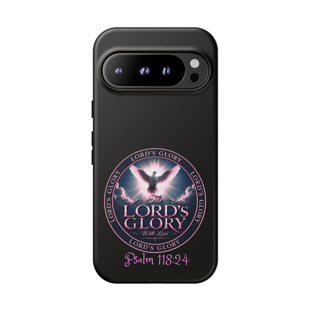 Christian Phone Case – "Lord's Glory with Lori" Dove Design Tough Case (Protective Phone Cover)