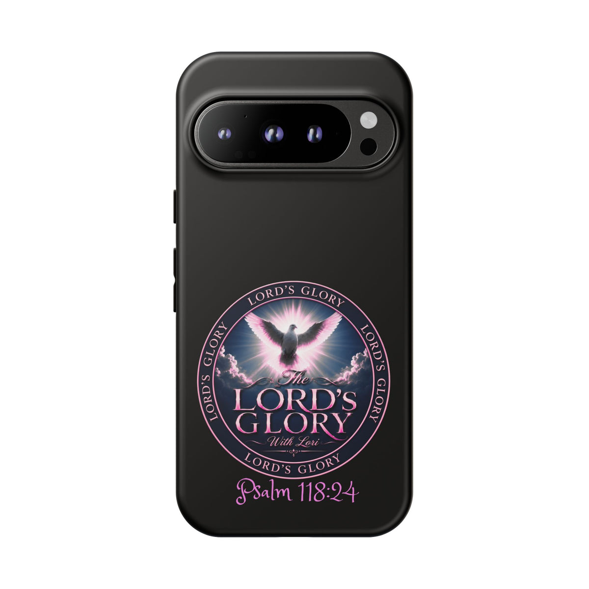 Christian Phone Case – "Lord's Glory with Lori" Dove Design Tough Case (Protective Phone Cover)
