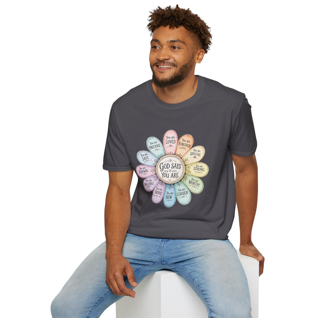 God Says You Are Loved Inspirational Christian T-Shirt