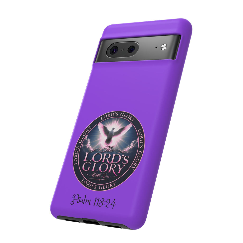 Christian Phone Case – "Lord's Glory with Lori" Dove Design Tough Case (Protective Phone Cover)