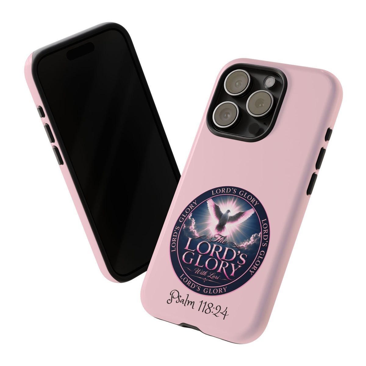 Christian Phone Case – "Lord's Glory with Lori" Dove Design Tough Case (Protective Phone Cover)