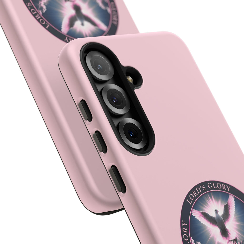 Christian Phone Case – "Lord's Glory with Lori" Dove Design Tough Case (Protective Phone Cover)