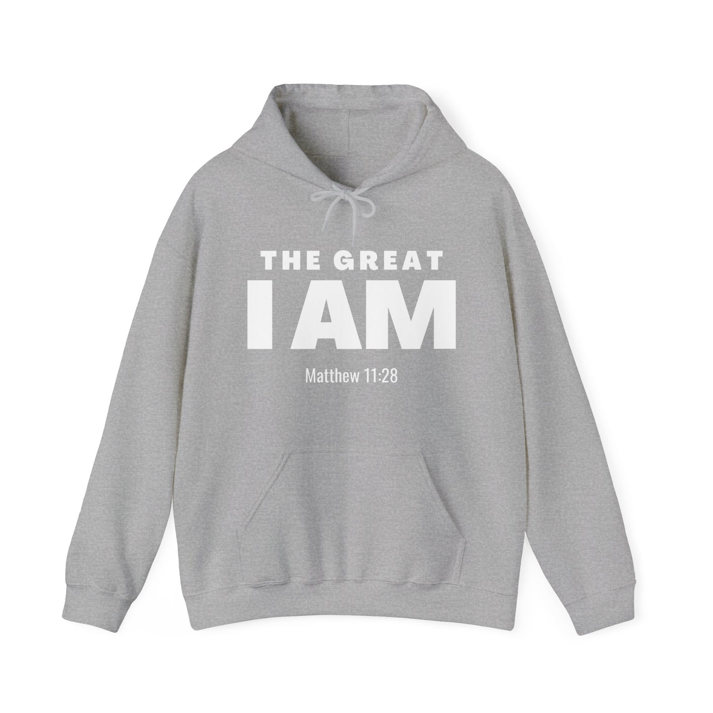 The Great I AM Men's and Woman's Heavy Blend Hooded Sweatshirt