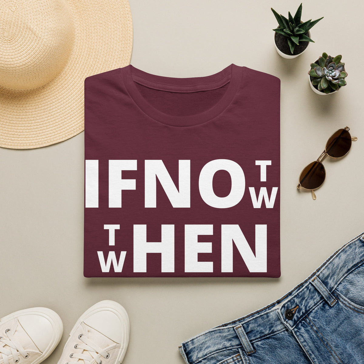 If Not Now Then When T-Shirt | Isaiah 55:6 Christian Faith Tee