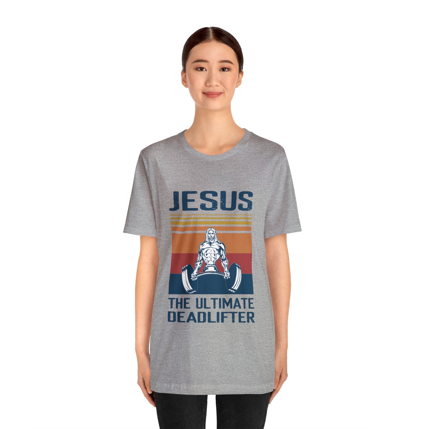 JESUS The Ultimate Dead Lifter - Unisex Jersey Short Sleeve Tee