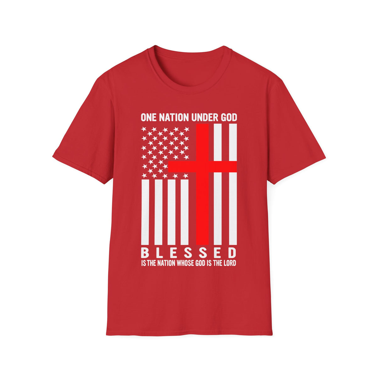 One Nation Under GOD - Mens Womans Softstyle T-Shirt