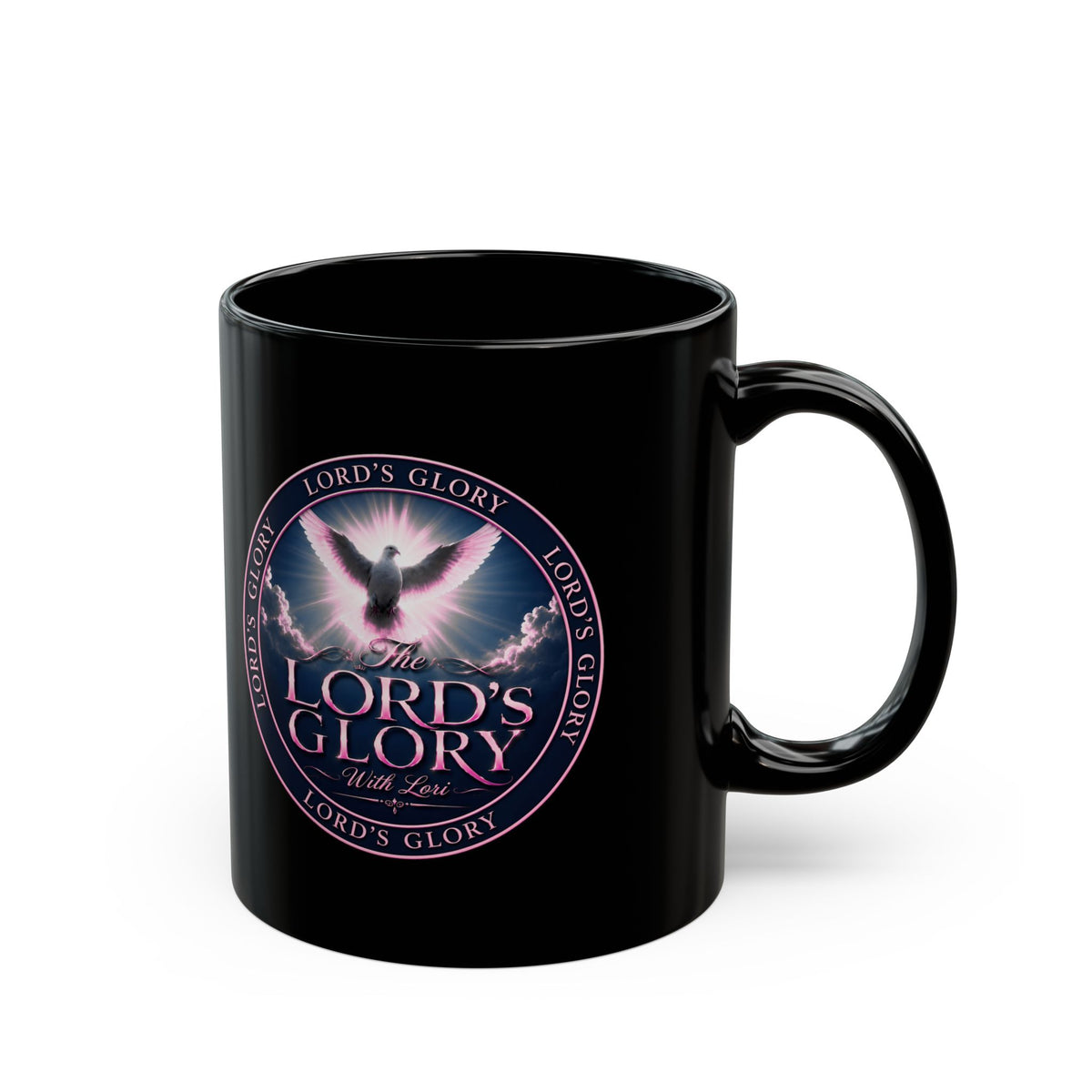 Lord's Glory with Lori Ceramic Mug — Inspirational Dove Design (11oz & 15oz)