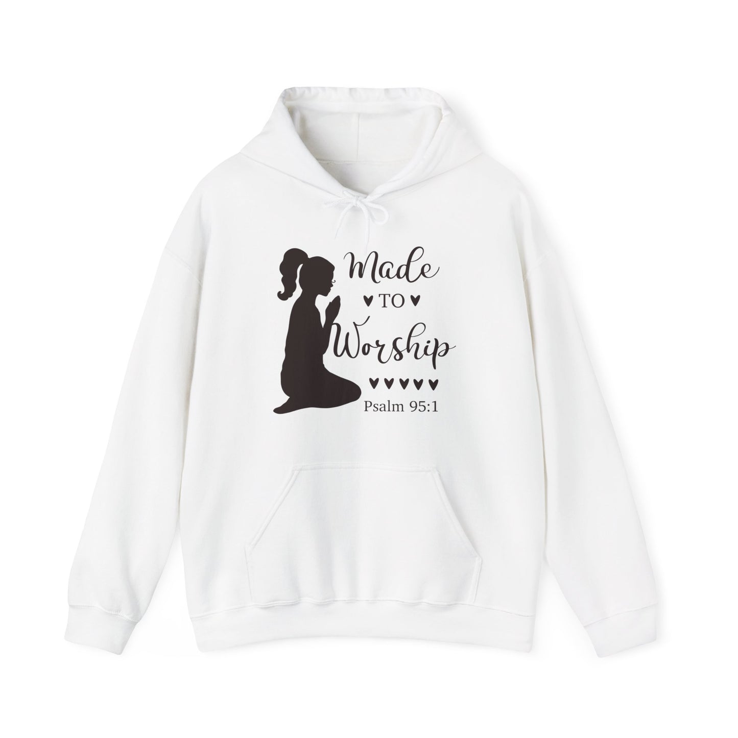 Made to Worship - Woman's Heavy Blend Hooded Sweatshirt