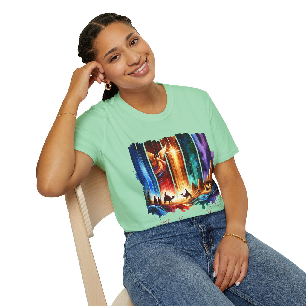 Vibrant Fantasy T-Shirt, Colorful Graphic Tee, Unisex Art Shirt, Great Gift for Fans, Unique Casual Wear, The King is Born Shirt