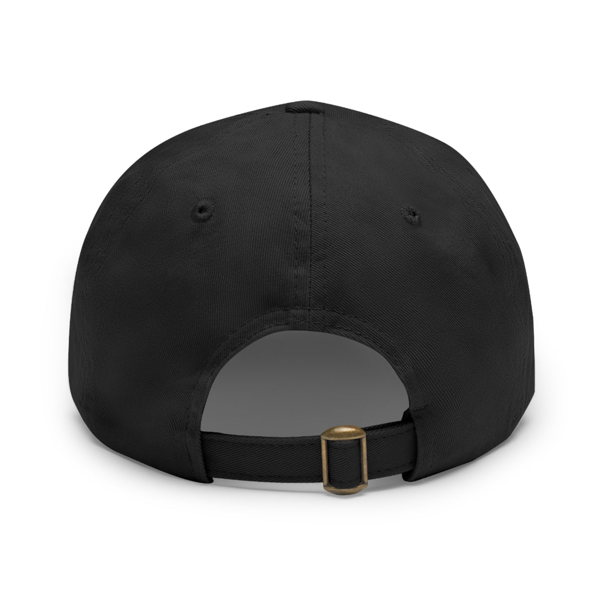 Sunshine Smiles Dad Hat — Round Leather Patch ‘Always Brighter’
