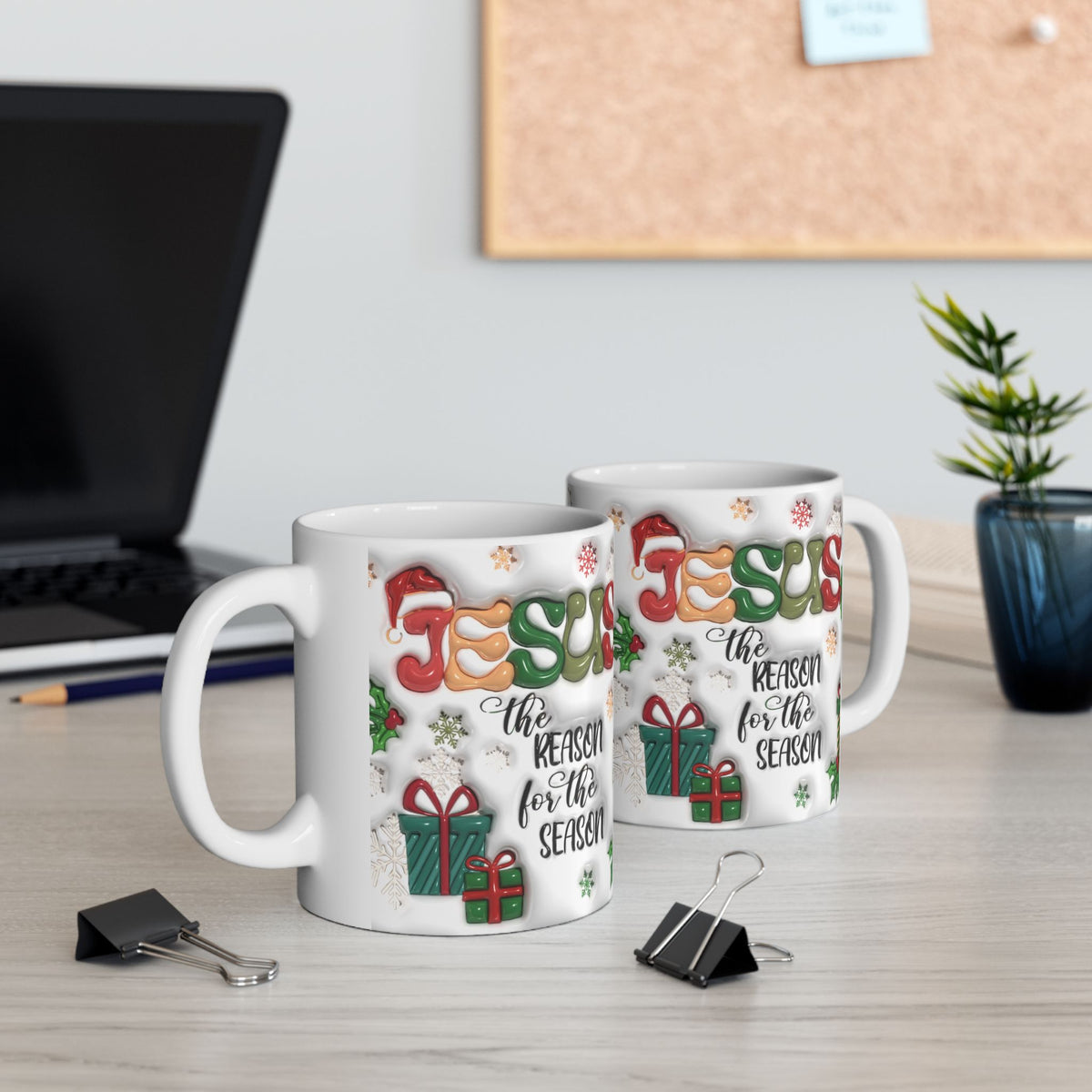 Jesus the Reason of the Season  | Holiday Coffee Cup | Christmas Gift | Hot Cocoa Mug