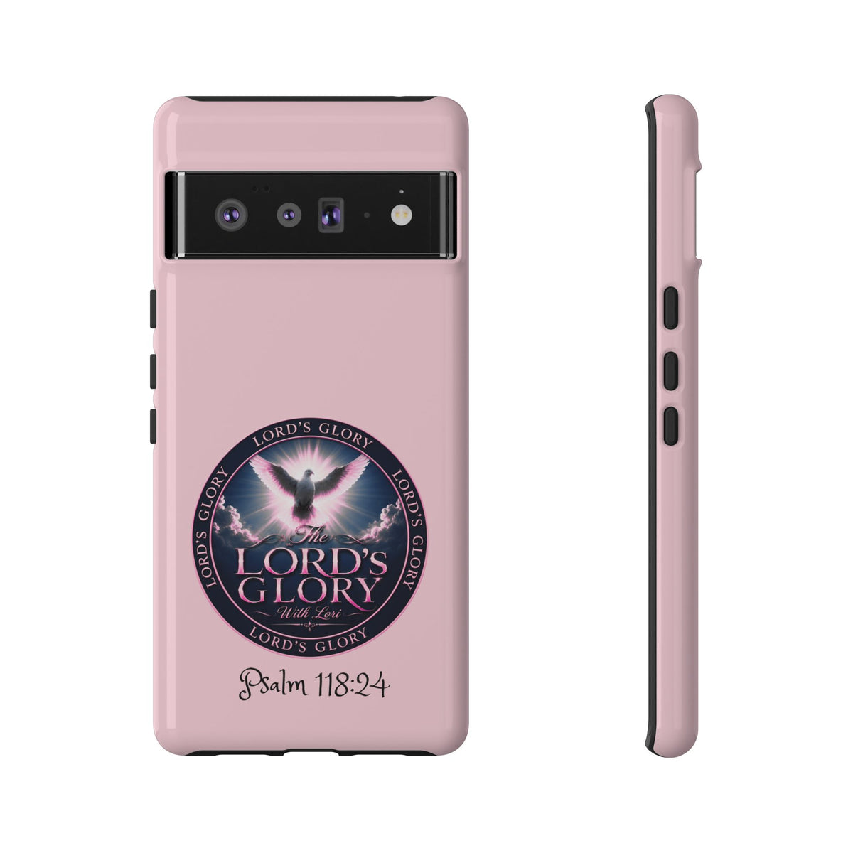 Christian Phone Case – "Lord's Glory with Lori" Dove Design Tough Case (Protective Phone Cover)
