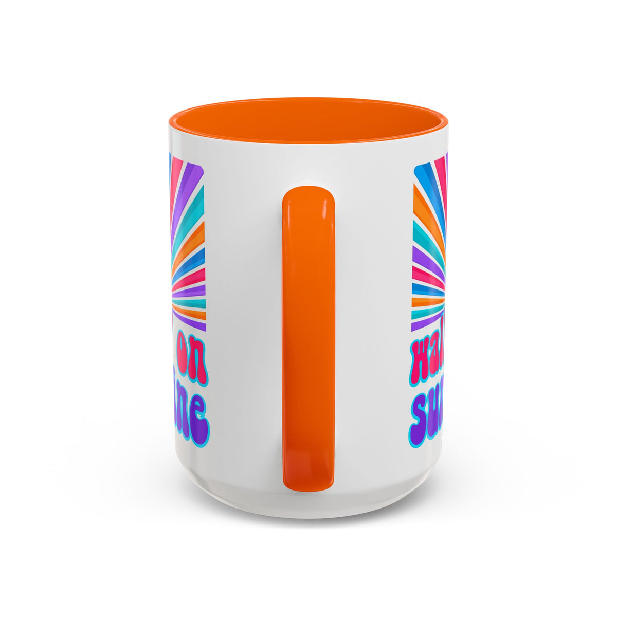 Coffee Mug — "Walkin' on Sunshine" Retro Psalm 118:24 Accent Mug