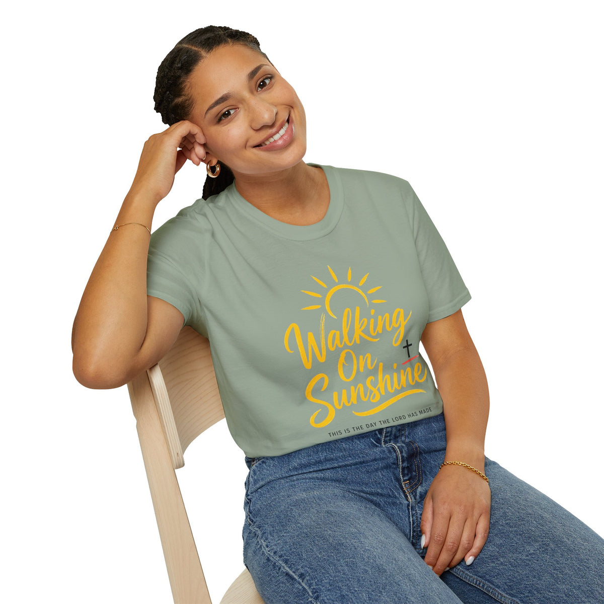 Walking on Sunshine Psalms 118:24 Softstyle T-Shirt