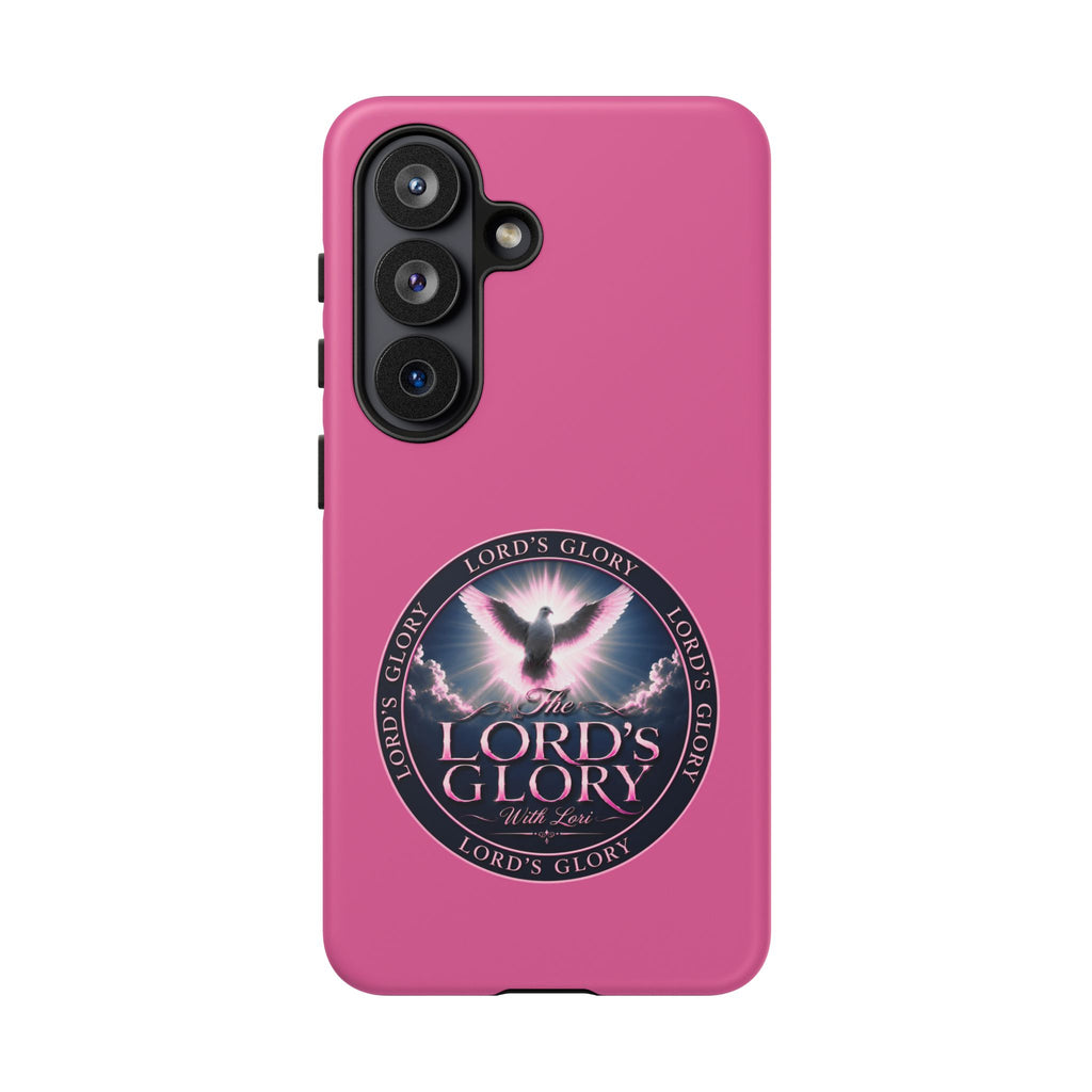 Christian Phone Case – "Lord's Glory with Lori" Dove Design Tough Case (Protective Phone Cover)