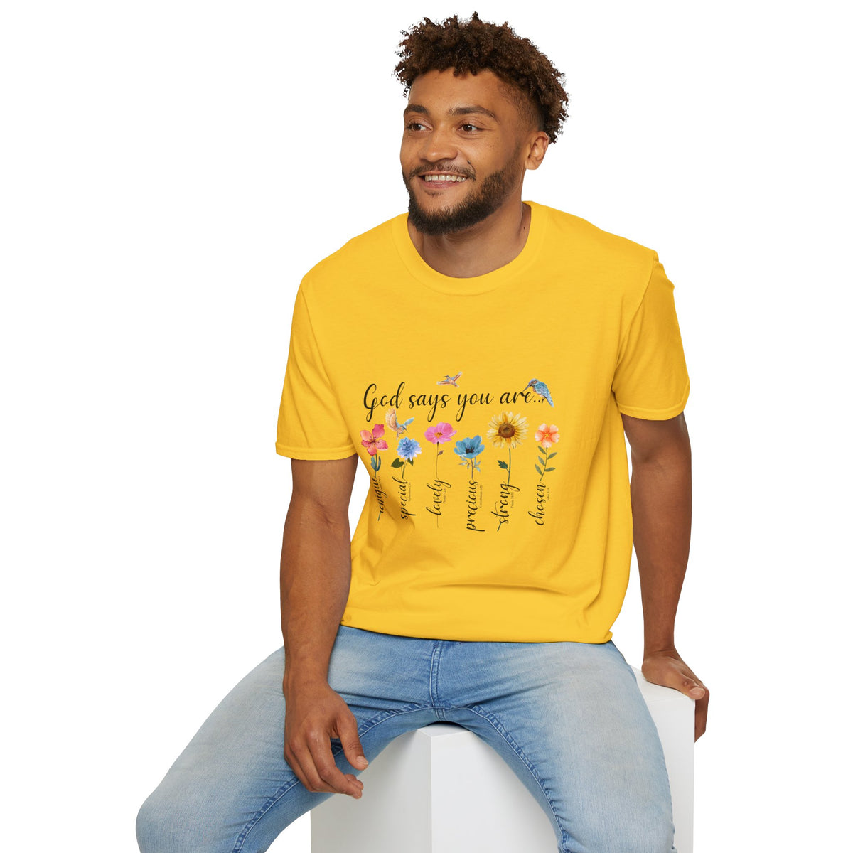 God Says You Are Loved Wildflower T-Shirt