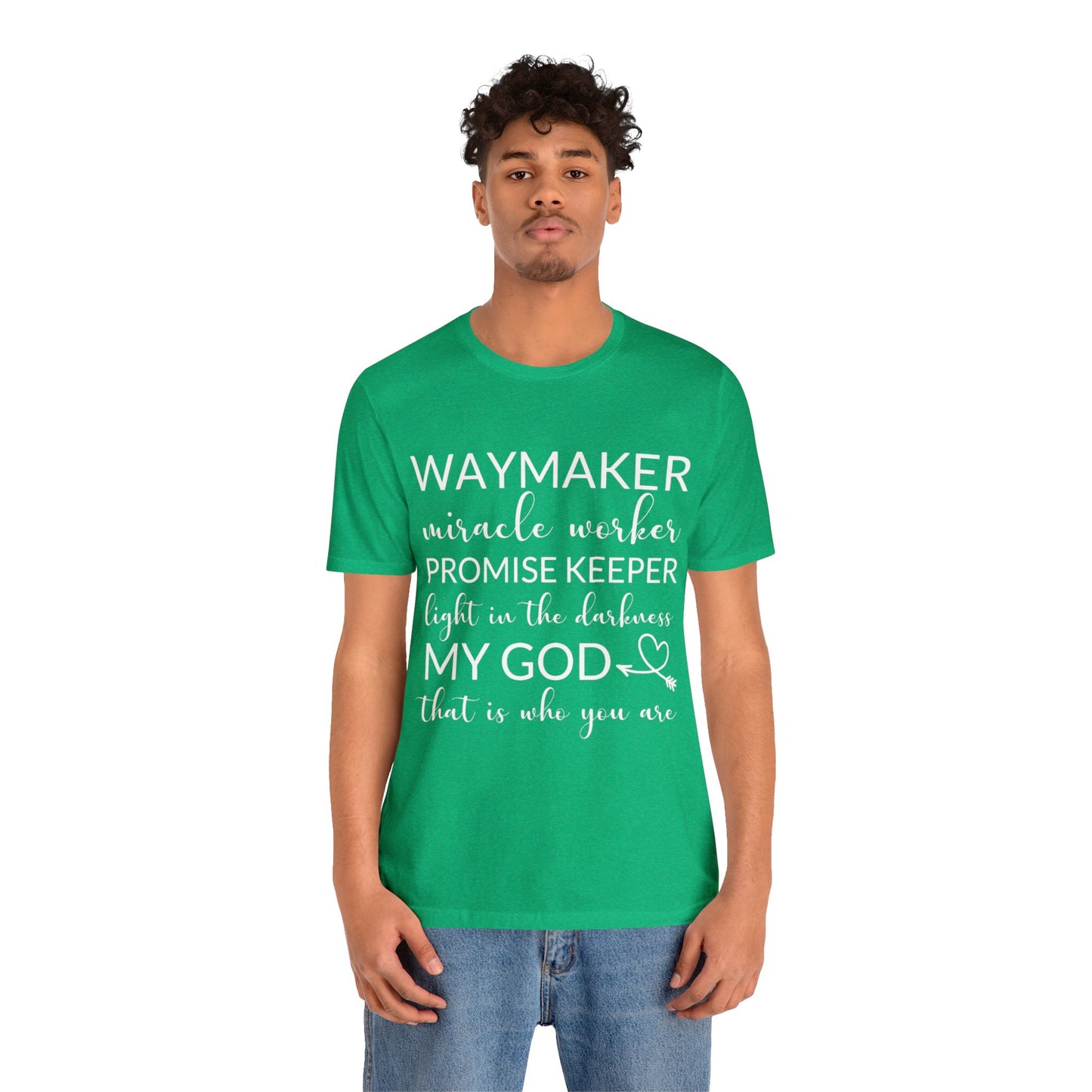 Waymaker Promise Keeper Light in the Darkness - Unisex Jersey Short Sleeve Tee